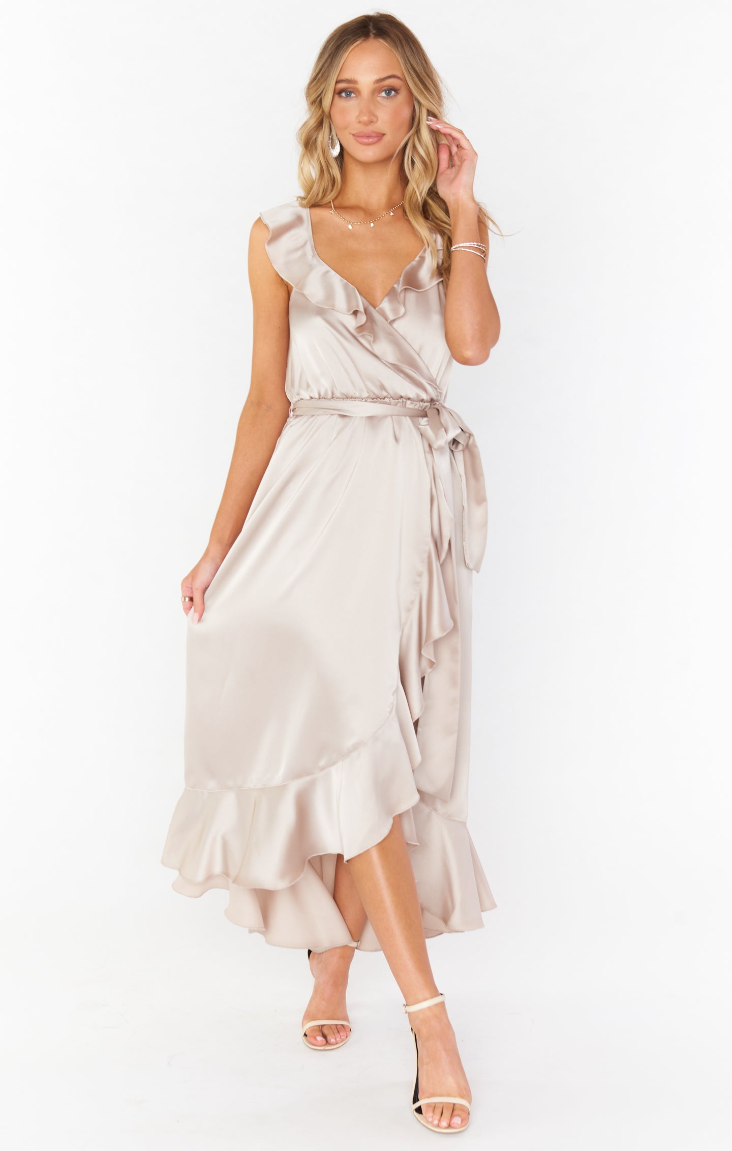 Samantha Ruffle Wrap Dress ~ Show Me ...